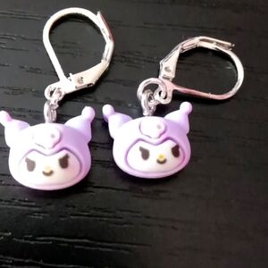 NEW Kuromi Resin Drop Earrings